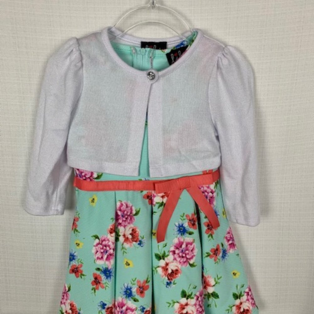 lilt Floral Dress with Sweater size 2T